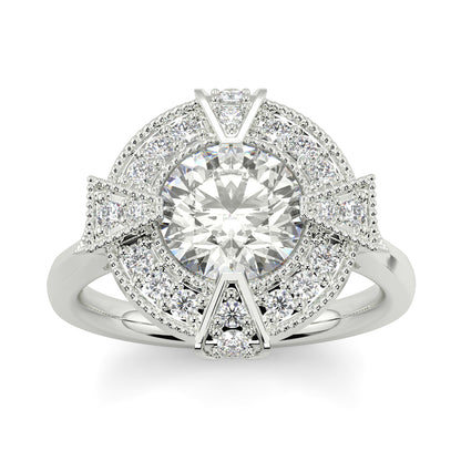 Vivienne - 3.0 CT - Round Cluster Halo Ring