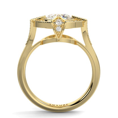 Vivienne - 3.0 CT - Round Cluster Halo Ring