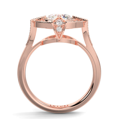 Vivienne - 3.0 CT - Round Cluster Halo Ring