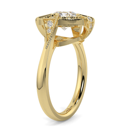 Vivienne - 3.0 CT - Round Cluster Halo Ring